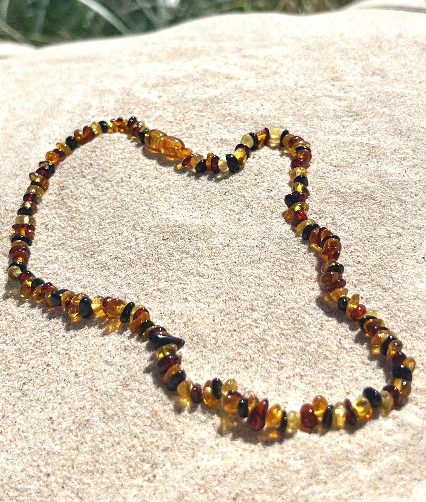 Multicolor Baltic Amber Necklace